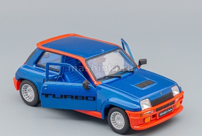 Изображение BBURAGO 1/24 RENAULT 5 Turbo (1982) blue-red/синий-красный