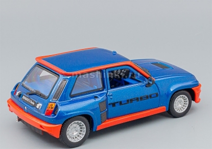 Изображение BBURAGO 1/24 RENAULT 5 Turbo (1982) blue-red/синий-красный