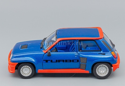 Изображение BBURAGO 1/24 RENAULT 5 Turbo (1982) blue-red/синий-красный