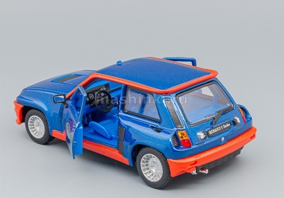 Изображение BBURAGO 1/24 RENAULT 5 Turbo (1982) blue-red/синий-красный