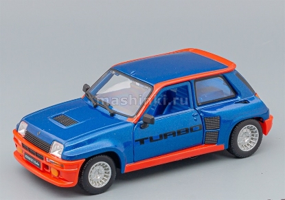Изображение BBURAGO 1/24 RENAULT 5 Turbo (1982) blue-red/синий-красный