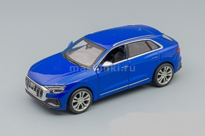 Изображение BBURAGO 1/32 AUDI SQ8 2020 blue/синий