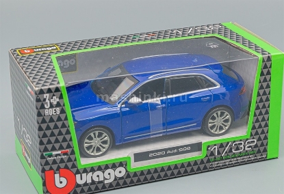 Изображение BBURAGO 1/32 AUDI SQ8 2020 blue/синий