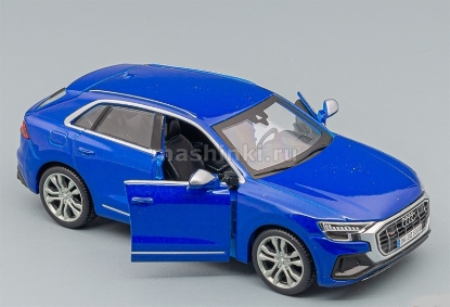 Изображение BBURAGO 1/32 AUDI SQ8 2020 blue/синий