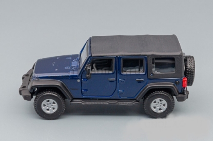 Изображение BBURAGO 1/32 JEEP Wrangler Unlimited Rubicon met blue/синий