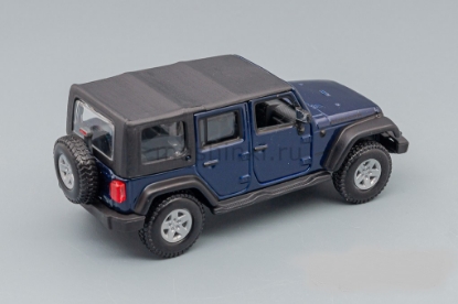 Изображение BBURAGO 1/32 JEEP Wrangler Unlimited Rubicon met blue/синий
