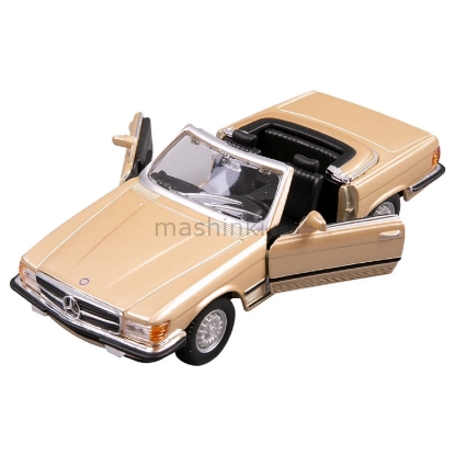 Изображение BBURAGO 1/32 MERCEDES BENZ 450 SL Cabrio met gold/металл. золотой