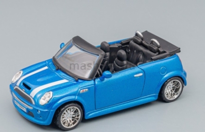 Изображение BBURAGO 1/32 MINI Cooper S Cabriolet blue/синий