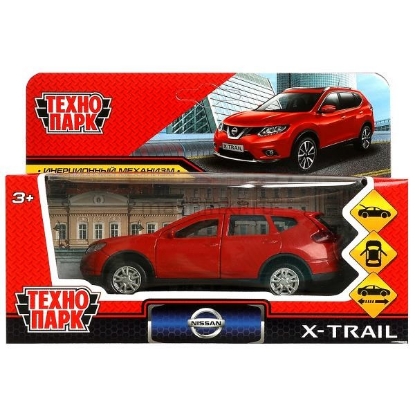 Изображение ТЕХНОПАРК NISSAN X-Trail (32 кузов) 12 см красный