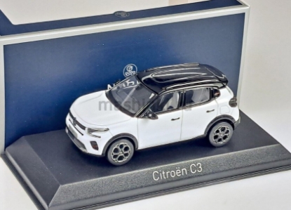 Изображение NOREV 1/43 CITROEN C3 2024 polar white/black