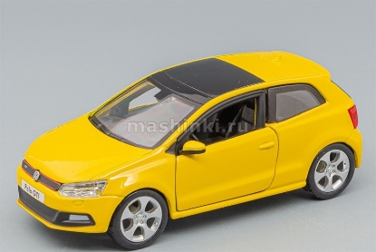 Изображение BBURAGO 1/32 VW Polo GTI yellow/желтый