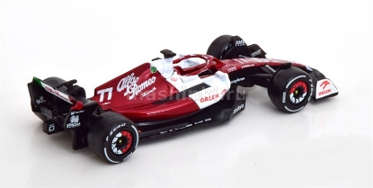 Изображение BBURAGO 1/43 ALFA ROMEO C42 №77 Alfa Romeo Team Orlen V.Bottas Formula 1 2022