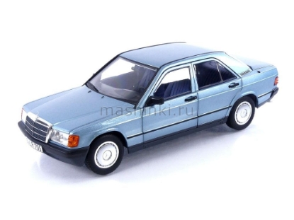 Изображение NOREV 1/18 MERCEDES-BENZ 190E (W201) 1984 light blue metallic