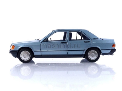 Изображение NOREV 1/18 MERCEDES-BENZ 190E (W201) 1984 light blue metallic
