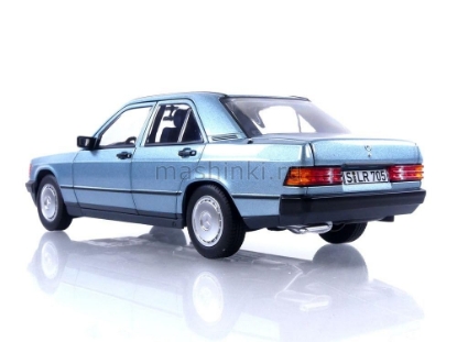 Изображение NOREV 1/18 MERCEDES-BENZ 190E (W201) 1984 light blue metallic
