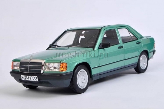 Изображение NOREV 1/18 MERCEDES-BENZ 190E (W201) 1982 green metallic