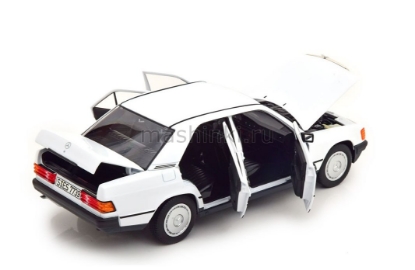 Изображение NOREV 1/18 MERCEDES-BENZ 190E (W201) 1984 white
