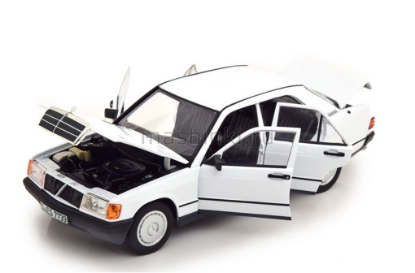 Изображение NOREV 1/18 MERCEDES-BENZ 190E (W201) 1984 white