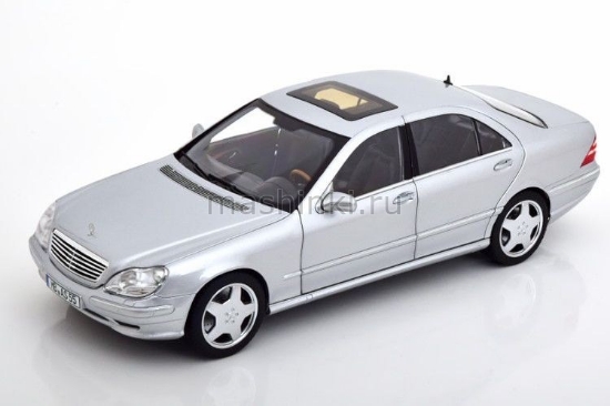 Изображение NOREV 1/18 MERCEDS-BENZ S55 AMG (W220) 2000 silver