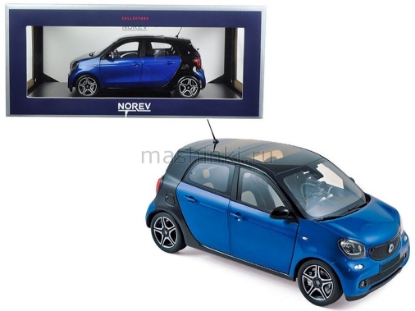 Изображение NOREV 1/18 SMART Forfour (W453) 2015 black/blue