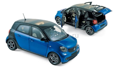 Изображение NOREV 1/18 SMART Forfour (W453) 2015 black/blue