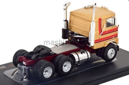 Изображение IXO 1/43 Седельный тягач MACK F-Series 1977 metallic biege-red
