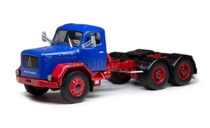Изображение IXO 1/43 Седельный тягач MAGIRUS Jupiter 6x6 1960 blue-red