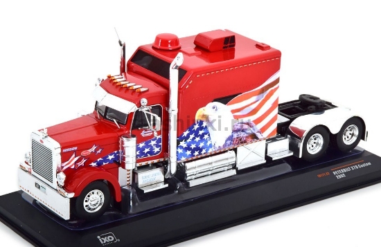 Изображение IXO 1/43 Седельный тягач PETERBILT 379 Custom 2002 red