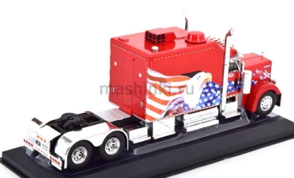 Изображение IXO 1/43 Седельный тягач PETERBILT 379 Custom 2002 red