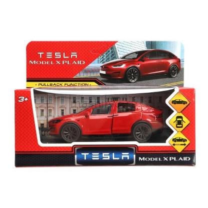 Изображение ТЕХНОПАРК TESLA Model X 12 см красный