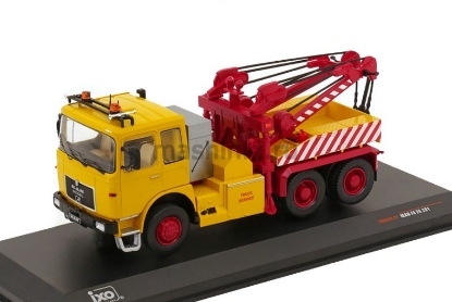 Изображение IXO 1/43 Эвакуатор MAN F8 26.281 1982 yellow/red