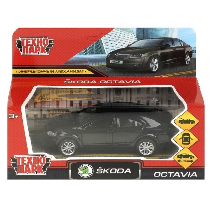 Изображение ТЕХНОПАРК SKODA Octavia 12 см черный
