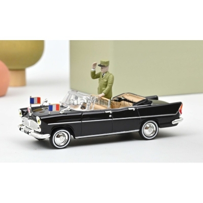Изображение NOREV 1/43 SIMCA V8 Chambord (фигурка Шарля де Голля) 1960