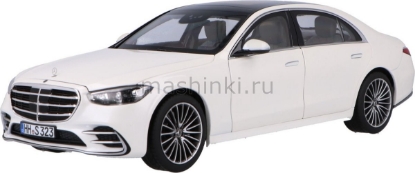 Изображение NOREV 1/18 MERCEDS-BENZ S-Class AMG-Line (W223) 2021 white metallic