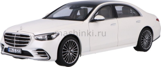 Изображение NOREV 1/18 MERCEDS-BENZ S-Class AMG-Line (W223) 2021 white metallic