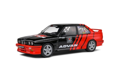 Изображение SOLIDO 1/18 BMW M3 (E30) ADVAN DRIFT Team 1990 black/red