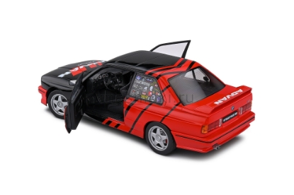 Изображение SOLIDO 1/18 BMW M3 (E30) ADVAN DRIFT Team 1990 black/red