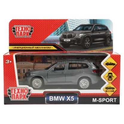 Изображение ТЕХНОПАРК BMW X5 M-Sport 12 см серый