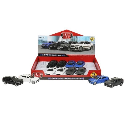 Изображение ТЕХНОПАРК BMW X6 12 см в ассорт. б/коробки