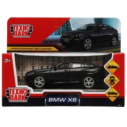 Изображение ТЕХНОПАРК BMW X6 12 см черный