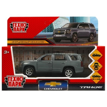 Изображение ТЕХНОПАРК CHEVROLET Tahoe 12 см серый