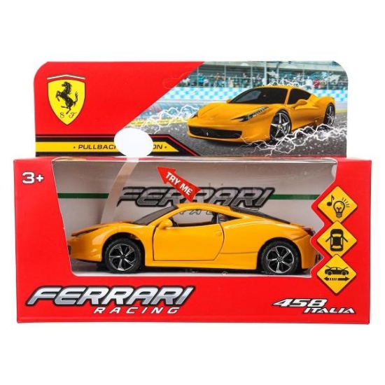 Изображение ТЕХНОПАРК FERRARI 458 Italia 14 см (свет, звук) желтый