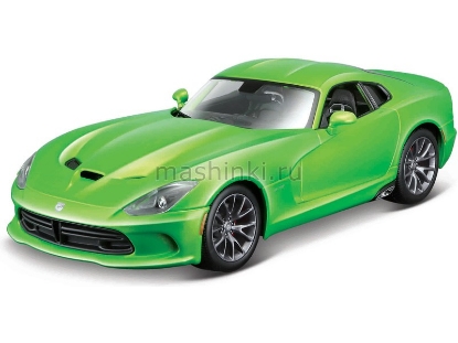 Изображение MAISTO 1/18 DODGE Viper 2013 green/зеленый