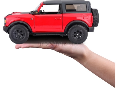 Изображение MAISTO 1/18 FORD Bronco Wildtrak 2021 red/красный