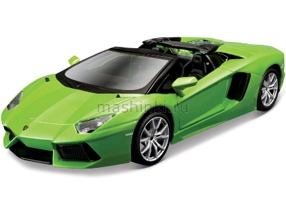 Изображение MAISTO KIT 1/24 LAMBORGHINIi Aventador LP 700-4 Roadster green/зеленый