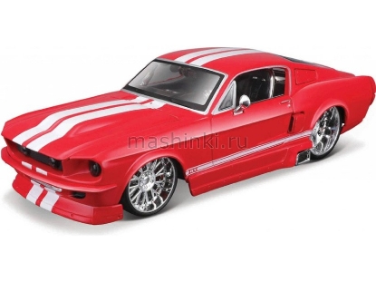 Изображение MAISTO 1/24 FORD Mustang GT 1967 цвет red/красный
