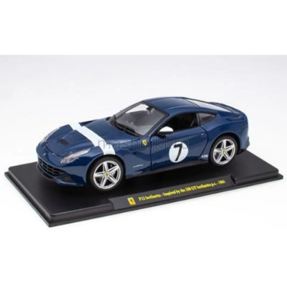 Изображение ALTAYA 1/24 FERRARI F12 Berlinetta 2012 blue (Inspired by the 250 GT Berlinetta 1961)