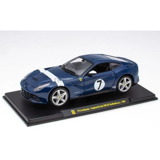 Изображение ALTAYA 1/24 FERRARI F12 Berlinetta 2012 blue (Inspired by the 250 GT Berlinetta 1961)