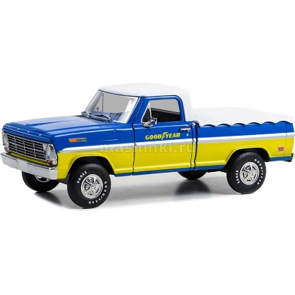 Изображение GREENLIGHT 1/24 FORD F-100 пикап с тентом Goodyear 1969