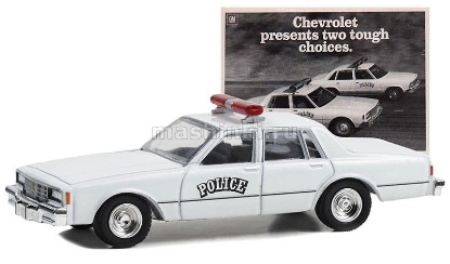 Изображение GREENLIGHT 1/64  CHEVROLET Impala 9C1 Police Chevrolet Presents Two Tough Choices 1980